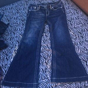 Miss Me Dark Blue Flare Jeans